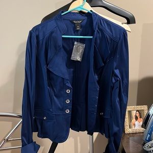 Tahari ASL Women's Blue Jacket
